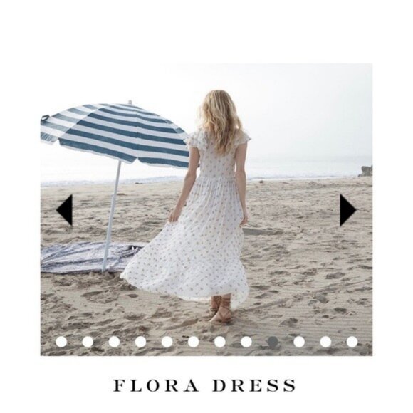 💕DOEN💕 Flora Dress ~ Salt Small - Picture 3 of 16